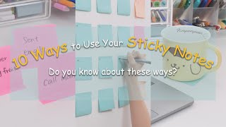 10 Fun Ways to Use Your Sticky Notes [upl. by Airyk]