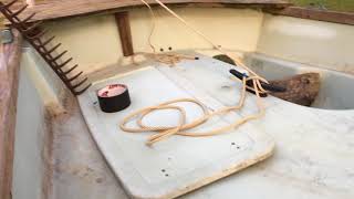 Drascombe Dabber VICTORY 20 Nov 17 Sail Rigging [upl. by Patterman]