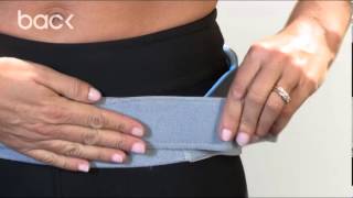 How to Wear The Sacroiliac Belt [upl. by Lyrad]