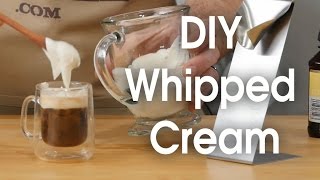 DIY whipped cream in 60 seconds [upl. by Shirlene]