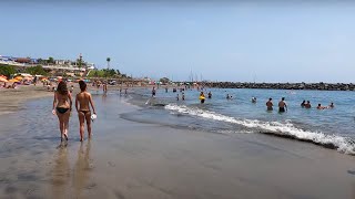 Tenerife today Saturday walk on the Fanabe beach Spain 4K [upl. by Ayra]