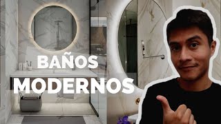 Baños modernos Tips para tu baño  Orlando González [upl. by Ahsilahs]