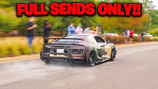 CARS amp COFFEE MORRISVILLE NC FULL SENDS October 2023 Burnouts Drifting amp Cops [upl. by Nellahs22]