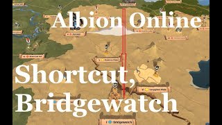 Albion Online  Caerleon to Bridgewatch fast almost safely [upl. by Htrow417]