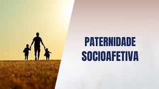 Paternidade socioafetiva [upl. by Mchugh377]