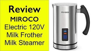 Review Miroco Milk Frother  How to make froth milk at home [upl. by Alleynad]