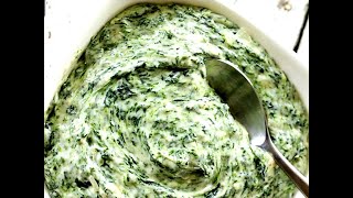 Easy Creamed Spinach Recipe [upl. by Cartwright]