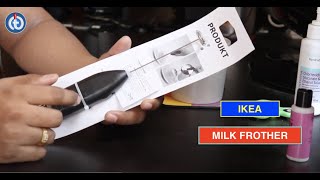 IKEA MILK FROTHER Review amp Battery Installation [upl. by Sidonnie46]