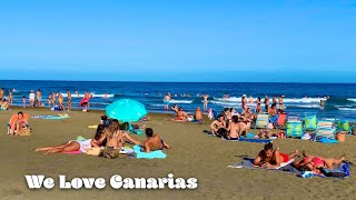 Gran Canaria Beachwalk Playa del Ingles Maspalomas San Agustin 🏖 [upl. by Jeromy]