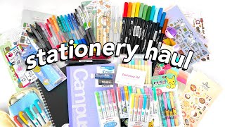 HUGE stationery haul  stationery pal 🌟 [upl. by Fancie]