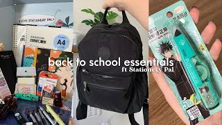 back to school essentials 2024 ver📓 ft Stationery Pal [upl. by Susejedesoj]