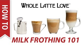 Milk Frothing for Beginners [upl. by Dittman]