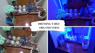 Dressing Table Organization TIPS amp TRICKS 🤩🤩🤔 [upl. by Ahsuatal854]