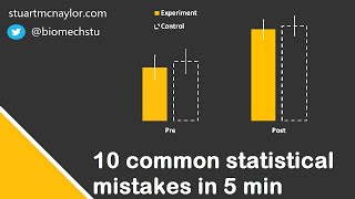 Ten Statistical Mistakes in 5 Min [upl. by Vallery]