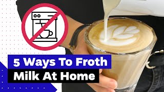 How To Froth Milk At Home Best Milk Frothers Review [upl. by Irrem]