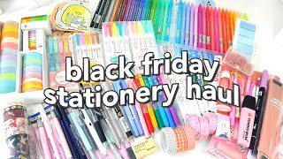 Black Friday Stationery Haul  Stationery Pal 🖤 [upl. by Yahsat]