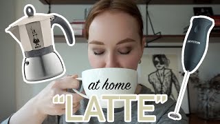 HOW TO MAKE A quotLATTEquot AT HOME moka pot  frother [upl. by Ifok465]