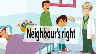 Neighbours right  Islamic cartoon for kids [upl. by Mcdowell]