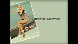 Christina Aguilera  Candyman Lyrics [upl. by Anair539]