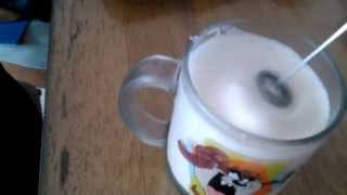 Aerolatte Review Frothing Cold Milk In Under 1 Minute [upl. by Bartel963]